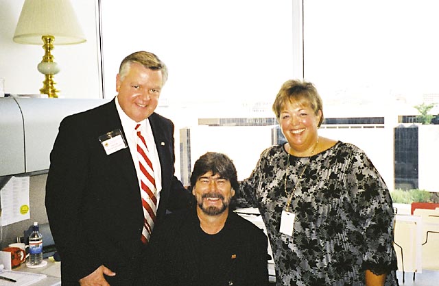 Pres. Meehan, Randy Owen, Patty Hobbs
