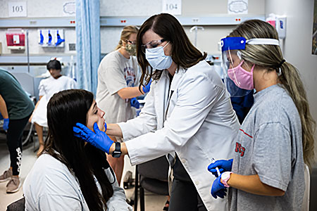 Nursing Students in Lab