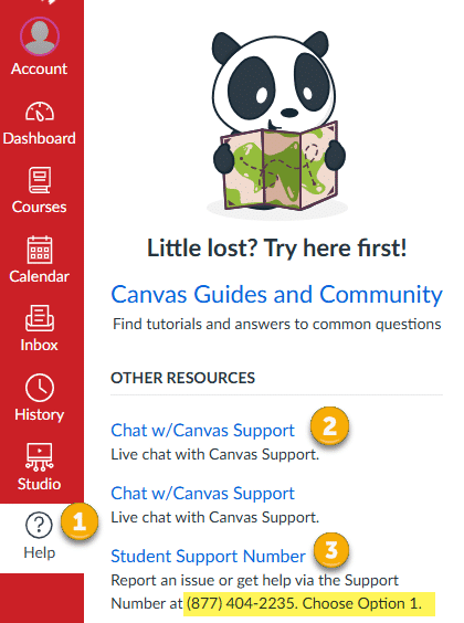 Canvas Help
