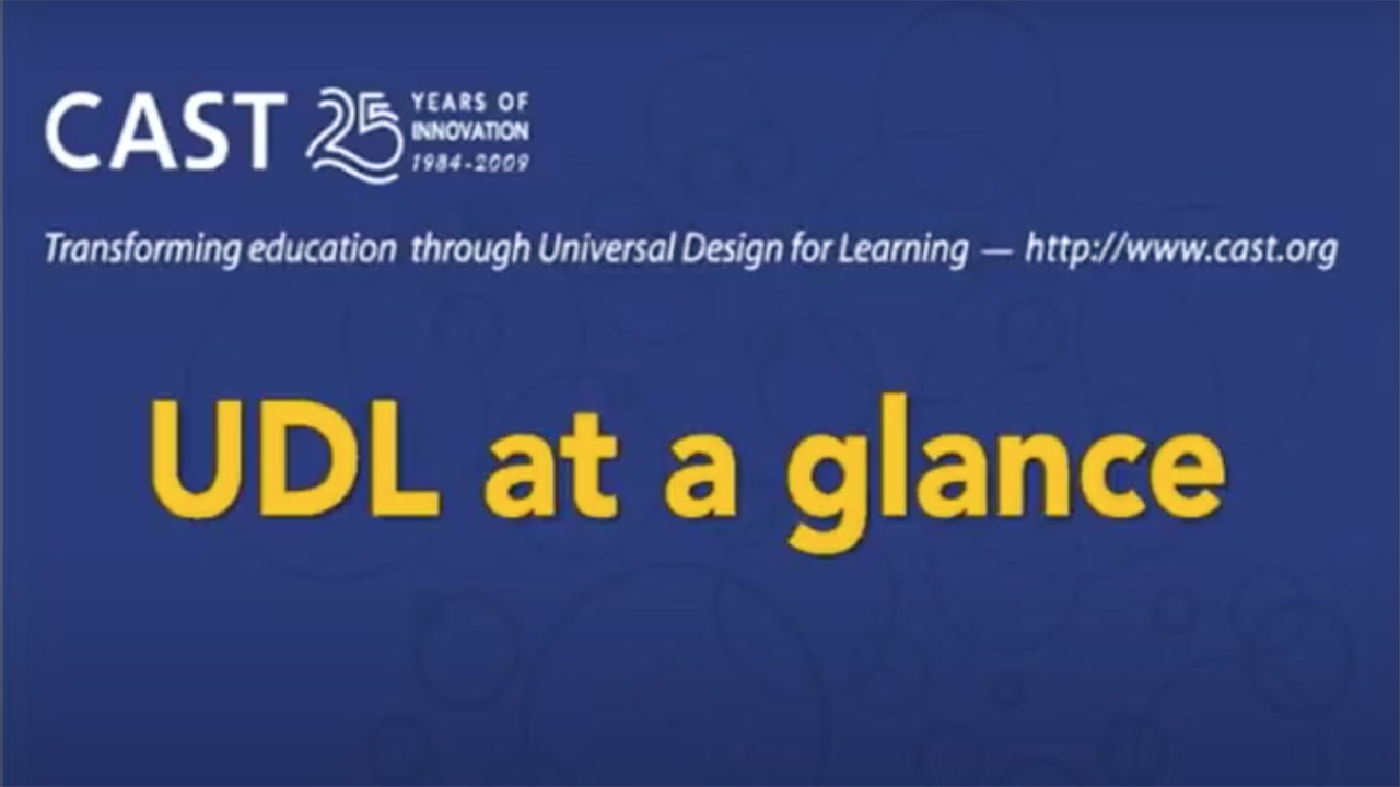 Universal Design for Learning