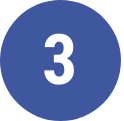Blue Number Three