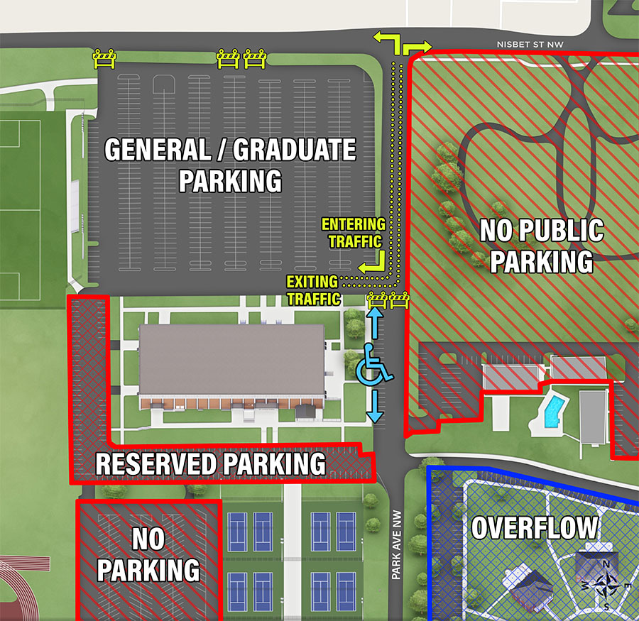 Commencement Map
