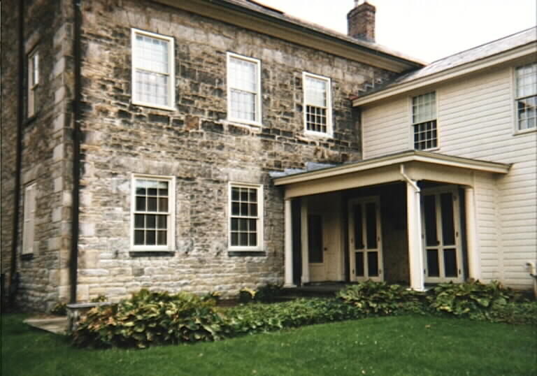 Back porch of Stone Academy