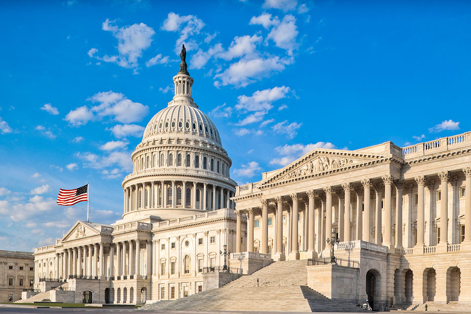 The US Capitol building