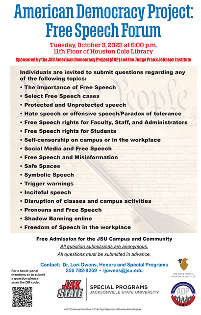 Free Speech Poster 2023