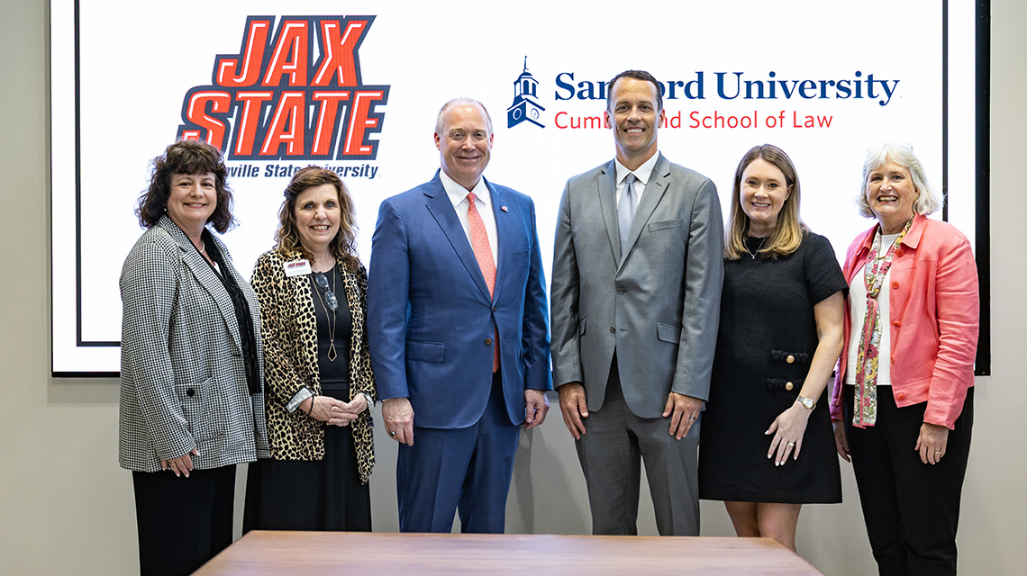 Jax State and Cumberland School of Law sign Partnership for Accelerated J.D./ 3 + 3 Program