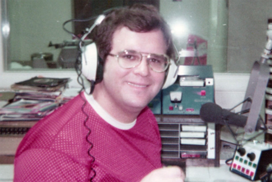 Mike on Day 1 of broadcasting at WLJS