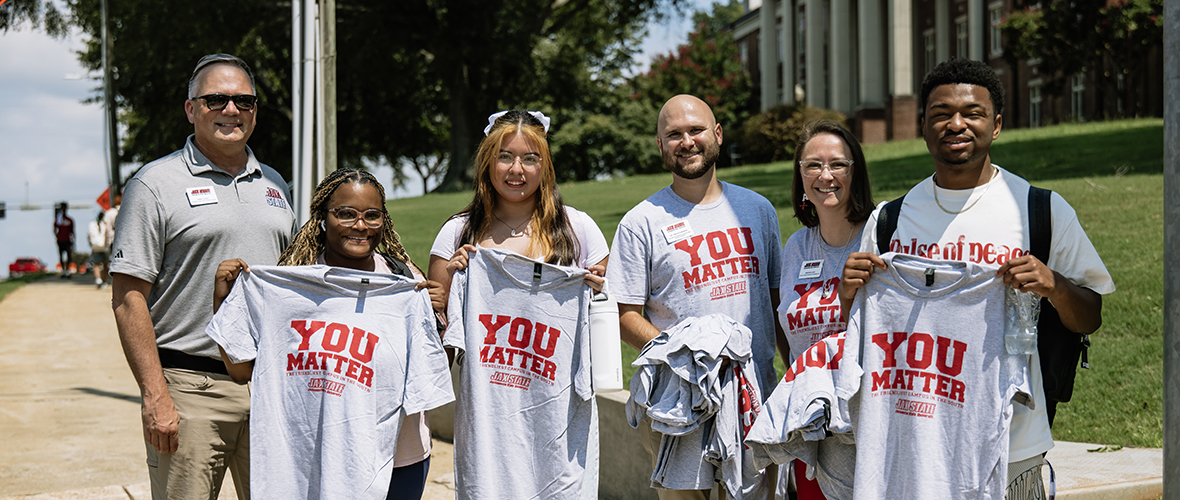 You Matter t shirts given out on the first day of class