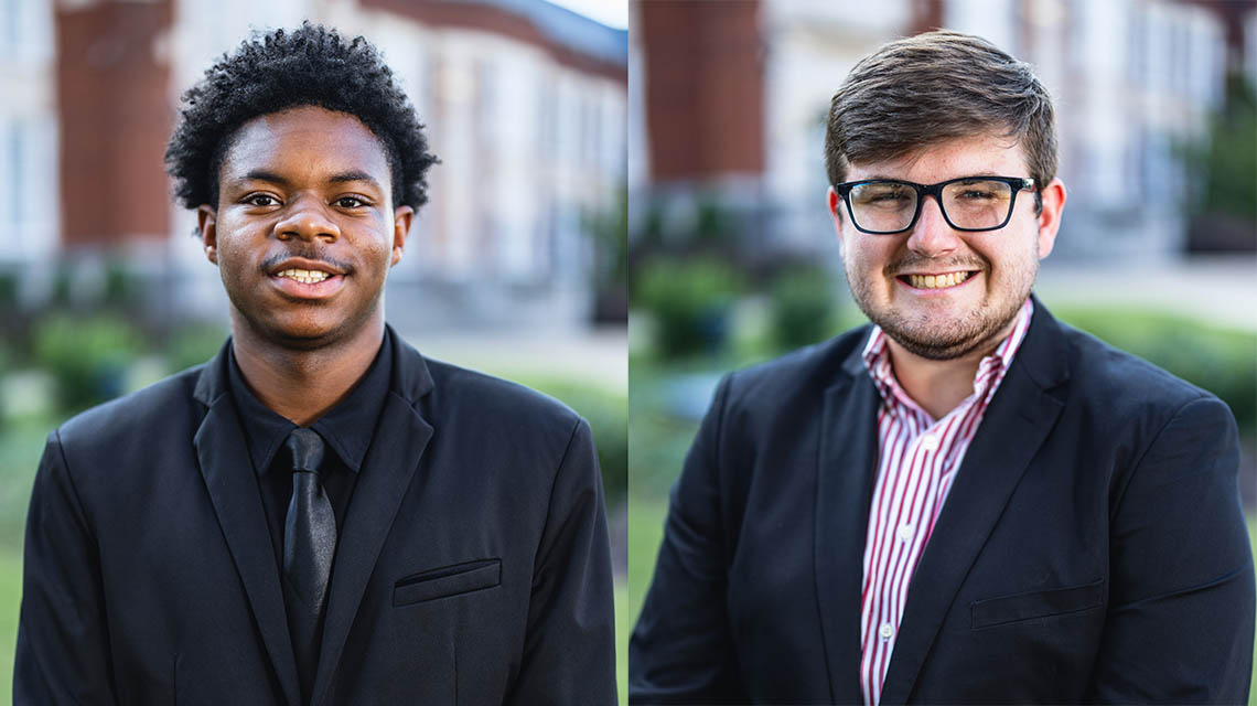 Bryson Austin and Jackson Davis