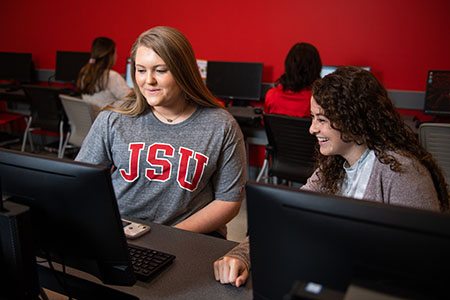 Students in computer lab